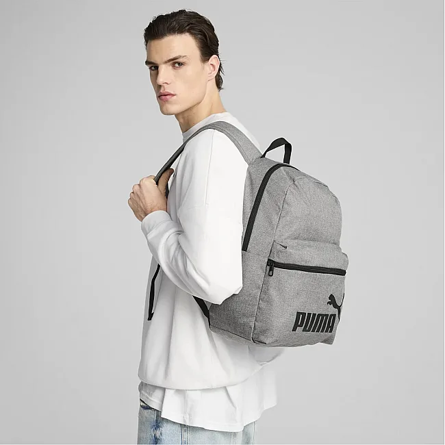Рюкзак Puma Phase Backpack III 22L серый 44 х 30 х 14 см
