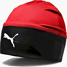 Шапка Puma Liga Beanie червоний, чорний One Size