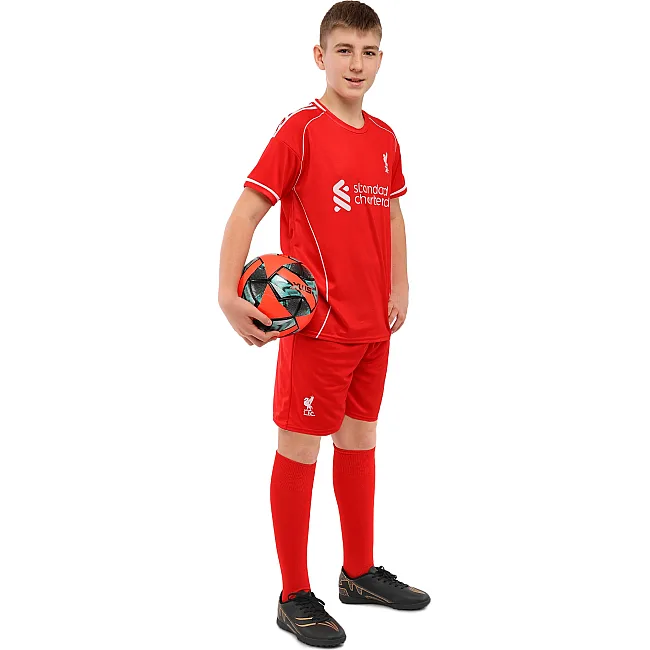 Футбольна форма дитяча із символікою клубу LIVERPOOL домашня 2025 SP-SPORT CO-7355 (Червоний)