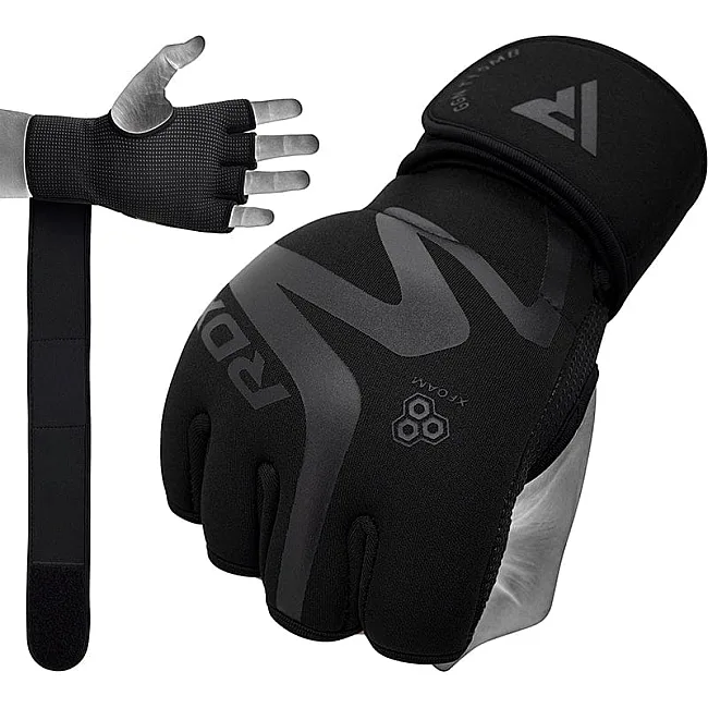 Тренировочные перчатки RDX GRAPPLING GLOVES NEOPRENE T15 черный