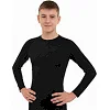Лонгслив компрессионный детский спортивный LIDONG LD-1303T 4XS-XS (Черный)