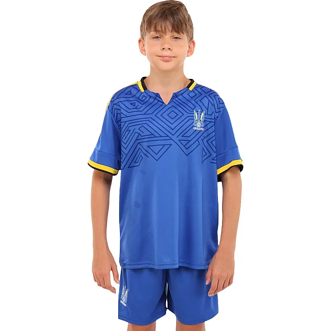 Дитяча футбольна форма із символікою збірної УКРАЇНА 2026 SP-SPORT CO-00131 (Синій)