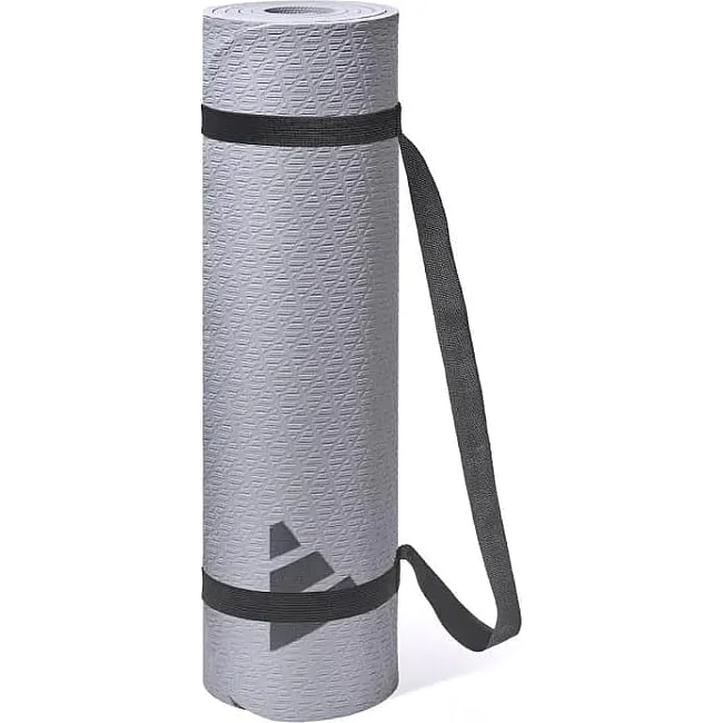 Коврик для йоги ADIDAS Yoga Mat серый 183 х 61 х 1 см