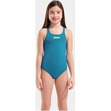 Купальник закритий для дівчат TEAM SWIMSUIT SWIM PRO SOLID бірюзовий (для дітей)