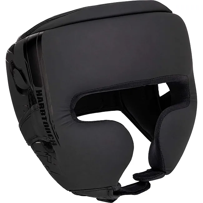 Шолом для боксу у мексиканському стилі PU HARD TOUCH BO-00128 (Чорний)