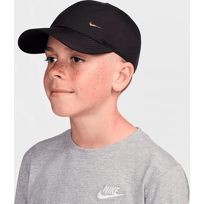 Кепка K NK DF CLUB CAP US CB MTSWSH черный (для детей) 1SIZE