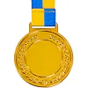 Медаль спортивна зі стрічкою тематична SP-SPORT Футбол C-6842 ø6,5см (Золотий)