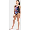 Купальник для девочек Arena PAINTING SWIMSUIT V BACK черный (для детей)