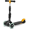 Детский самокат трехколесный Ricokids Cubi черно-оранжевый