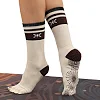 Гольфы для йоги и пилатеса с закрытыми пальцами нескользящие BLOOM YOGA SOCKS LB7150 (Белый)