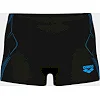 Плавки-шорты для мальчиков Arena GRAPHIC SWIM SHORT черный, бирюзовый (для детей)
