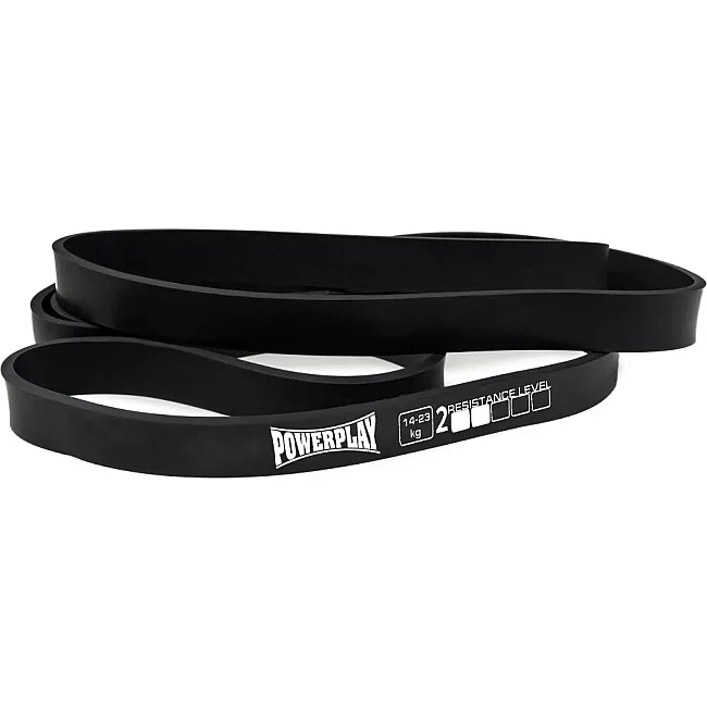 Эспандер-петля (резинка для фитнеса и кроссфита) PowerPlay 4117 Power Band Черная (14-23kg)