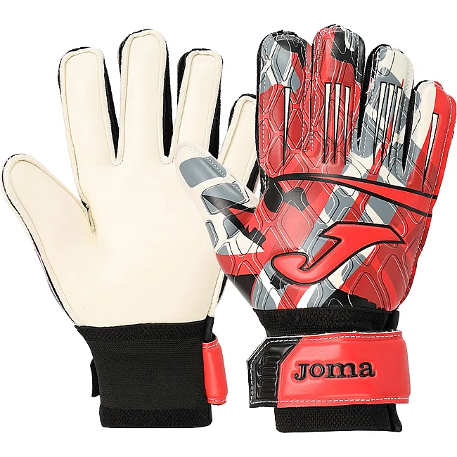 Детские вратарские перчатки JOMA CALCIO 23 401272-601 (Красный-черный)