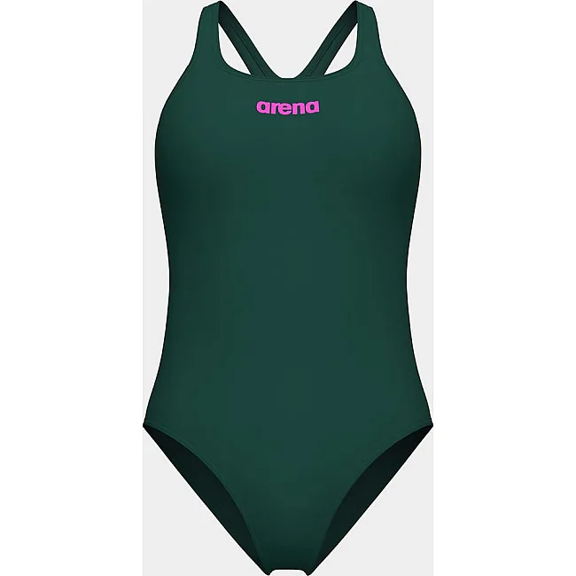 Купальник закрытый для женщин Arena TEAM SWIMSUIT SWIM PRO SOLID темно-зеленый (для женщин)