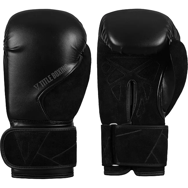 Боксерські рукавиці TITLE Boxing Ultra Bag Boxing Gloves Black 16 oz