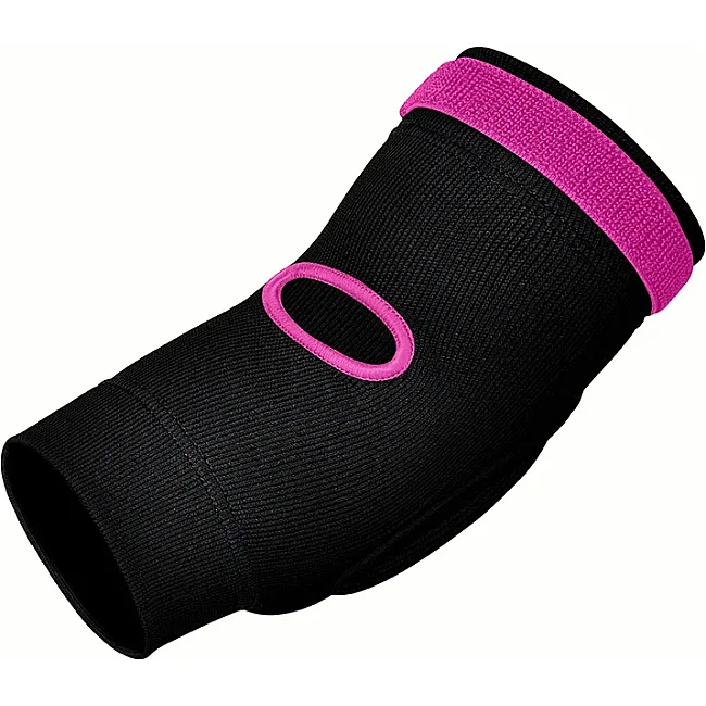 Налокітники спортивні RDX Hosiery Elbow Foam Black/Pink S