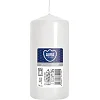 Свеча столовая цилиндр Bispol AURA Candles sw50_100_090 Белый