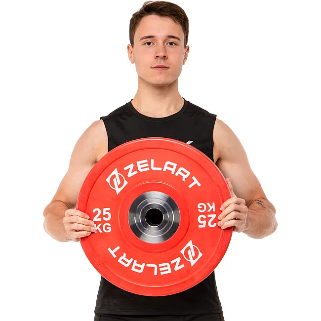 Бамперный диск резиновый
 ZELART
 TA-7798-25 50.6±0.2мм 25кг