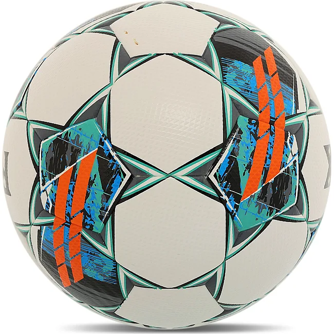 Футбольный мяч
 FOX FB-0806 №5 PU (Белый-синий-оранжевый)
