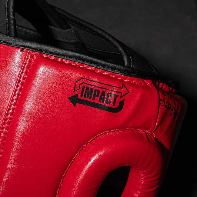 Боксерский шлем Phantom Muay Thai Full Face Red (капа в комплекте)