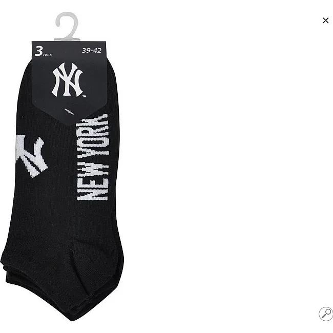 Носки New York Yankees 3 pk Sneaker