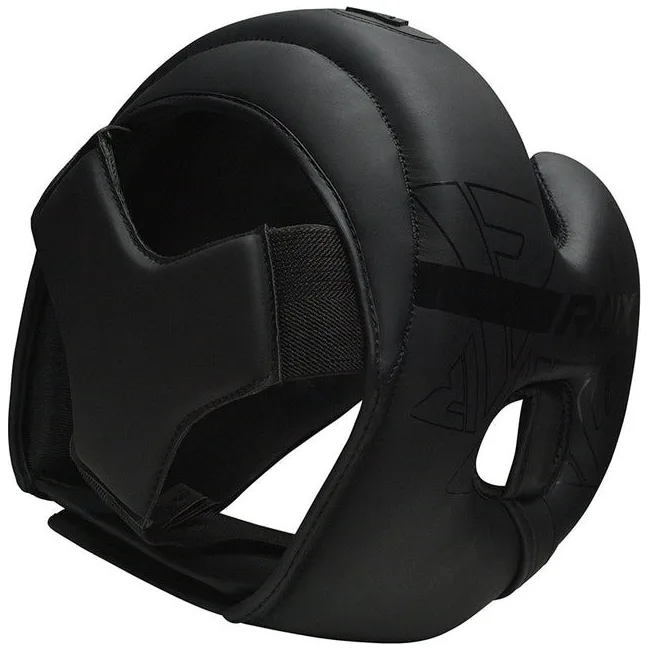 Боксерский шлем RDX F6 KARA Matte Black
