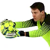 Вратарские перчатки профессиональные с защитой пальцев FDSPORT FB-853 7-11 (Черный-зеленый)
