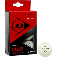 Мячи для настольного тенниса DUNLOP CLUB CHAMP 40 DL679345N 6шт