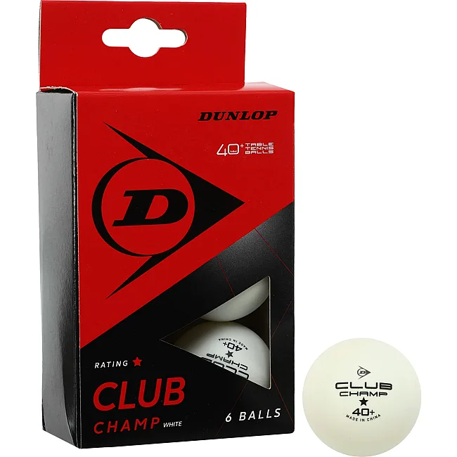 Мячи для настольного тенниса DUNLOP CLUB CHAMP 40 DL679345N 6шт