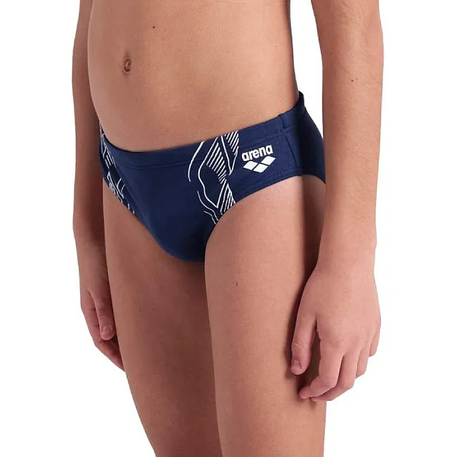Детские плавки Arena REFLECTING SWIM BRIEFS темно-синий, белый