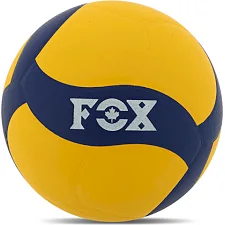 Волейбольный мяч FOX V200W-F №5 PU (Желтый-синий)