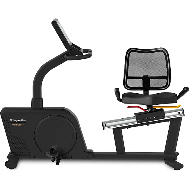 Велотренажер горизонтальный электрический inSPORTline Velocer RMB черный