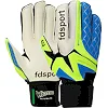 Вратарские перчатки профессиональные с защитой пальцев FDSPORT FB-853 7-11 (Синий-салатовый)