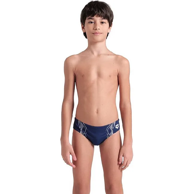 Детские плавки Arena REFLECTING SWIM BRIEFS темно-синий, белый