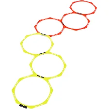 Лестница координационная восьмиугольная META Octagon Ladder желтый, оранжевый 49х49 см (6 шт)