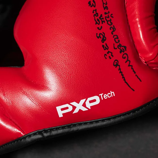 Боксерский шлем Phantom Muay Thai Full Face Red (капа в комплекте)