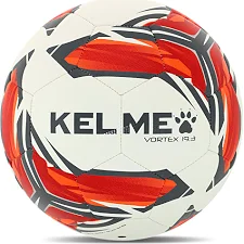 Футбольный мяч KELME NEW TRUENO 9886130-9107-5 №5 PU (Белый-красный)