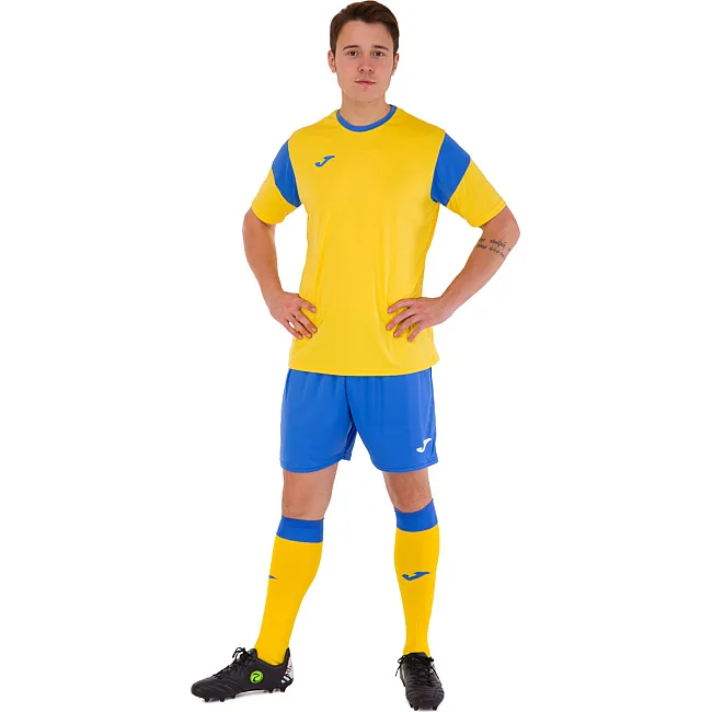 Футбольная форма
 комплект футболка и шорты JOMA

 PHOENIX 102741-907 4XS-XXL (Желтый-синий)
