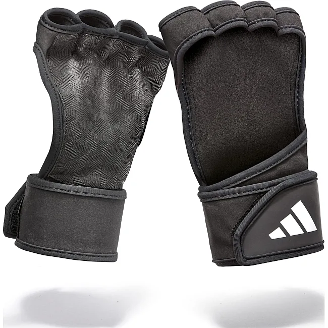 Перчатки для тренинга Adidas Open Back Training Gloves черный S
