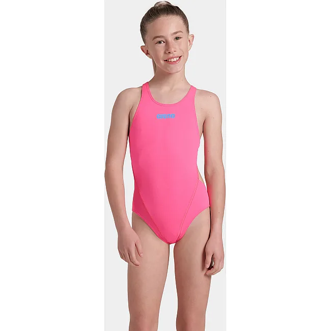 Детский купальник Arena TEAM SWIMSUIT SWIM TECH SOLID розовый