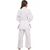 Кимоно для для бразильского джиу-джитсу BJJ белое куртка штаны и пояс CORE CO-3137-M 140-180см