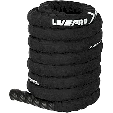 Канат для кросфіту в захисному рукаві LiveUp LP8172-12 12м