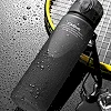 Пляшка для води CASNO 850 мл KXN-1183 Сіра + металевий вінчик
