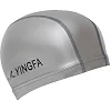 Шапочка для бассейна текстильная с покрытием PU YINGFA C0078 (Серебряный)