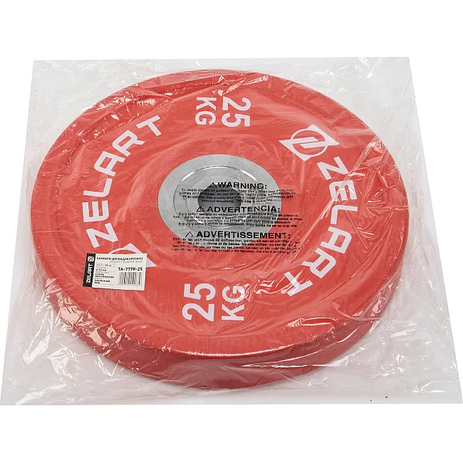Бамперный диск резиновый
 ZELART
 TA-7798-25 50.6±0.2мм 25кг