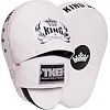 Лапа боксерская изогнутая тренировочная кожа TOP KING Super TKFMS 26x18x9см 2штуки (Белый)