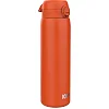 Бутылка для воды металлическая ION8 1200 мл. Stainless Steel, Hearty Orange