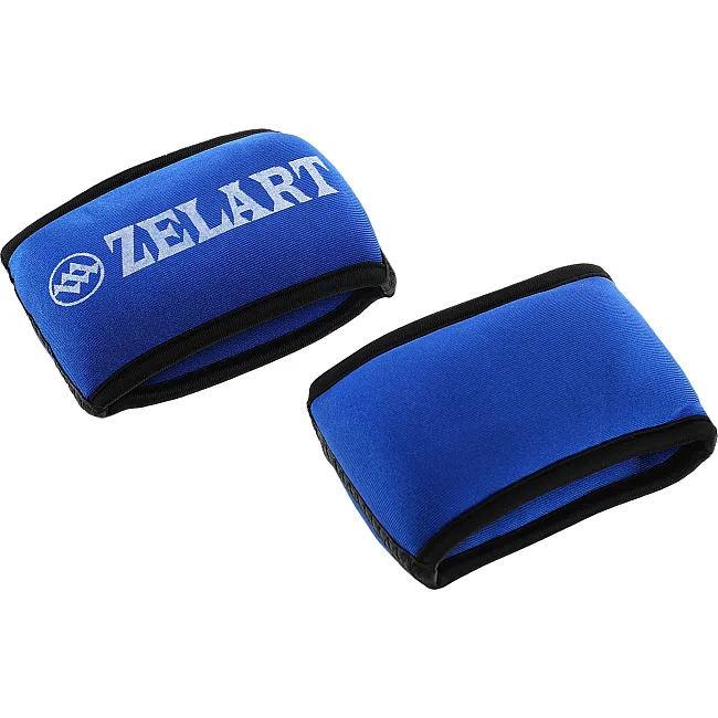 Утяжелители-браслеты для рук ZELART
 FI-6221-1_5 2x0,75кг (Синий)