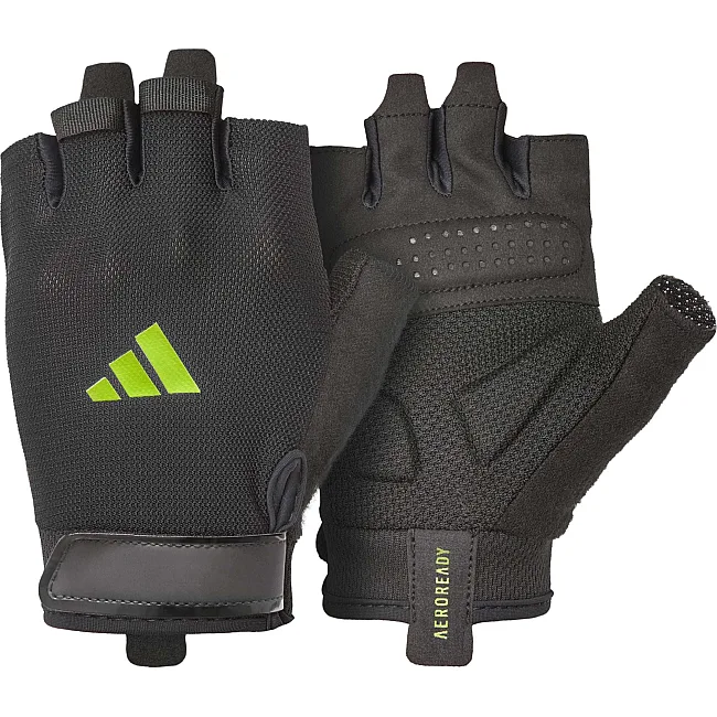 Рукавички для тренінгу Adidas Essential Training Gloves чорний, зелений XS