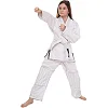 Кимоно для для бразильского джиу-джитсу BJJ белое куртка штаны и пояс CORE CO-3137-M 140-180см